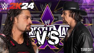 WWE 2K24: THE UNDERTAKER VS ROMAN REIGNS SPECIAL MATCH!!!!