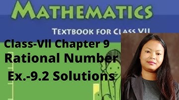 Class-Vll ch-9 Rational Numbers ex-9.2 solutions