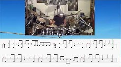 Breaking All Illusions - Dream Theater - Drum Transcription Part A (0:00-6:04 - Measure 1-190)