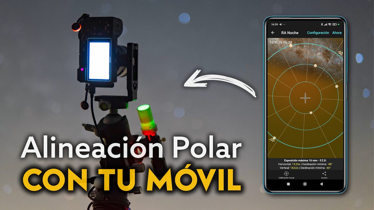 Cómo ALINEAR tu Star Tracker con el MÓVIL 👉 ¡Mejor que con el Buscador Polar 😲!