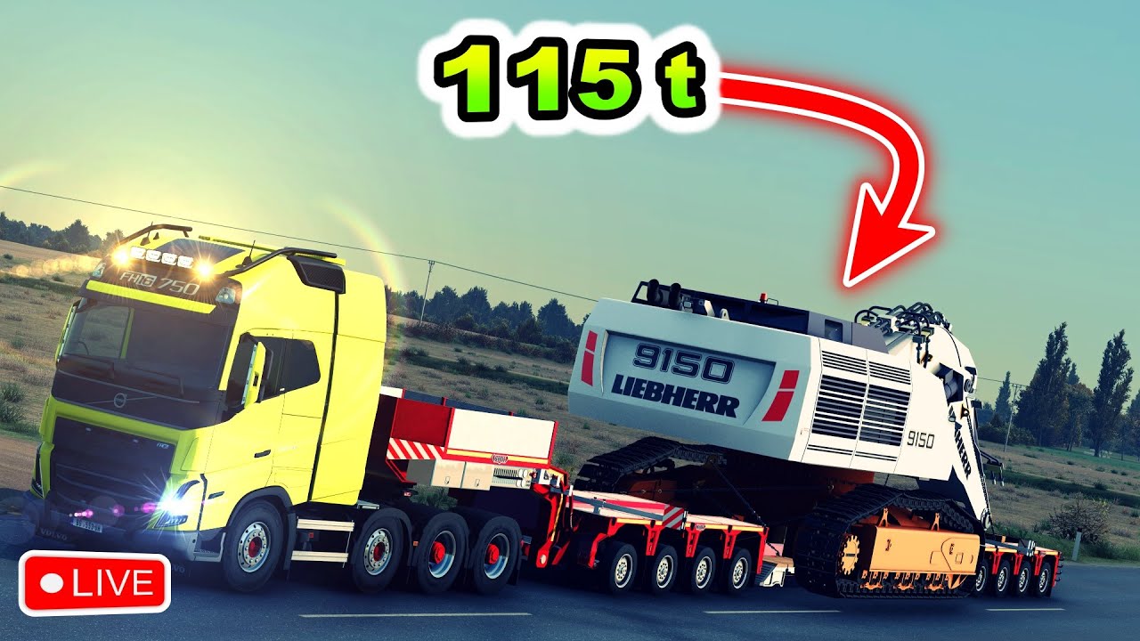 🔴 LIVE - FIRST LOOK: PROMODS 2.80 + LOWLOADER 115T! 🚛🔥 SIGOUSS HEAVY HAUL!