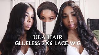 Affordable 2x6 Lace Closure Wig Installation | Natural 6inch Deep Lace Part Ft.ULA HAIR