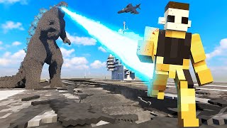 GODZILLA Destroys an Aircraft Carrier - Teardown Mods Gameplay