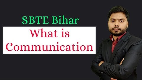 Communication | Communication Skills in English| Number 1 Classes| SBTE Bihar| Ravi sir |