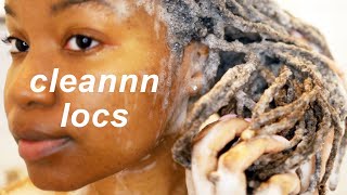 SUPER CLEAN LOCS // soo satisfying 🧼