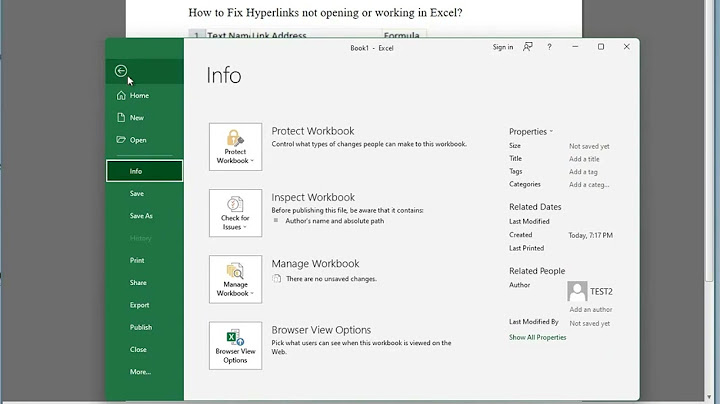 Lưu file có hyper hyperlink trong excel bị lỗi năm 2024