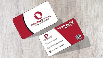 Round Corner Business Card in Coreldraw