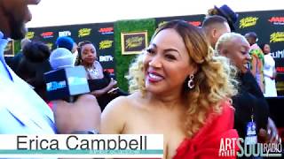 ArtSoul Radio Catches Up w/ Erica Campbell on the Stellar Awards Red Carpet