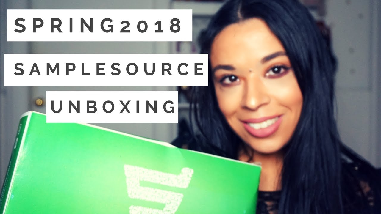 Samplesource Spring 2018 Unboxing