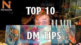Top 10 DM Tips | Nerd Immersion