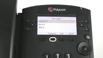 Polycom VVX 301 - Voicemail