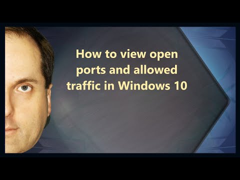 Video: Hur Kontrollerar Jag öppna Portar I Windows 10?
