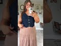 👗 Denim Vest + Maxi Skirt Outfit | Curvy Fashion Inspiration 💖