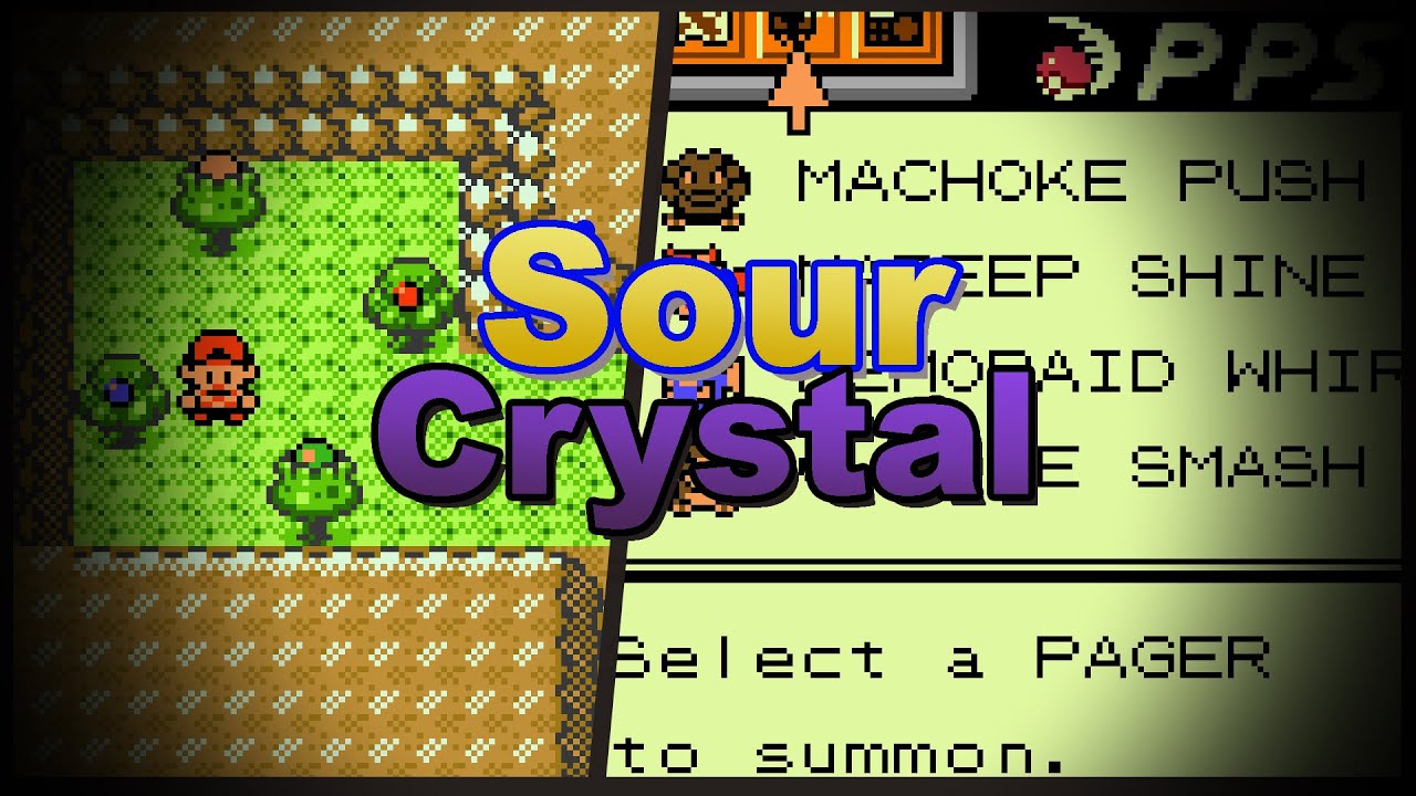 Pokemon Sour Crystal A New GBC Hack Rom with,16 badges, GS Ball, +200
