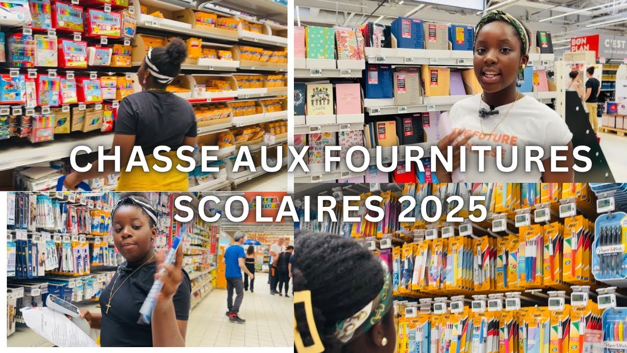 Chasse aux fournitures scolaires 2025