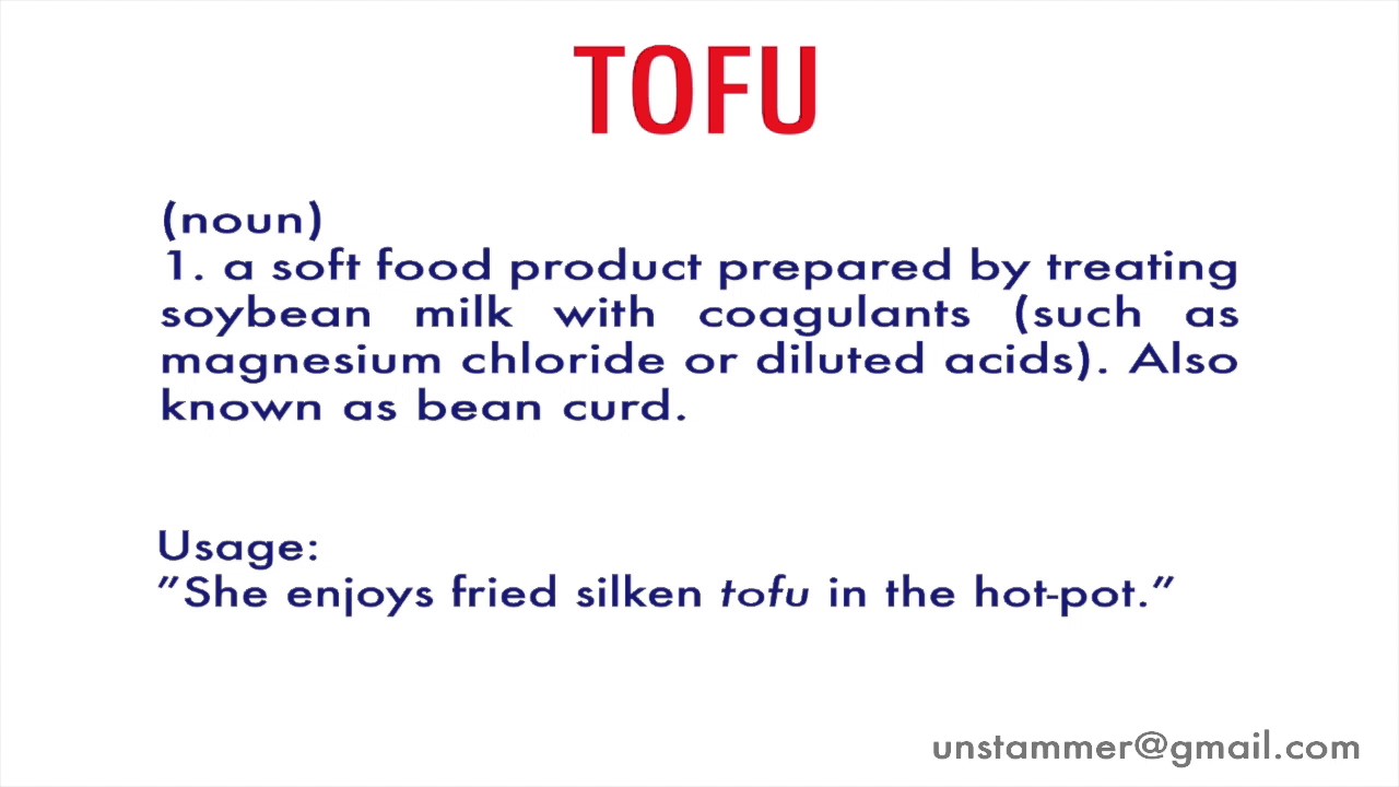 How to Pronounce Tofu YouTube