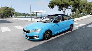 BeamNG.drive - Škoda Rapid Spaceback 2020 - Car Show Test Drive Crash .