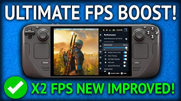 BOOST Steam Deck 2X FPS! Frame Generation DLSS To FSR3 Mod