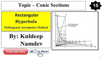 15. Rectangular Hyperbola (Orthogonal Asymptotes Method)