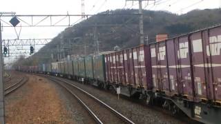 2015/2/20 貨物列車 5072レ EF210 16号機(岡)牽引 フル満載編成！