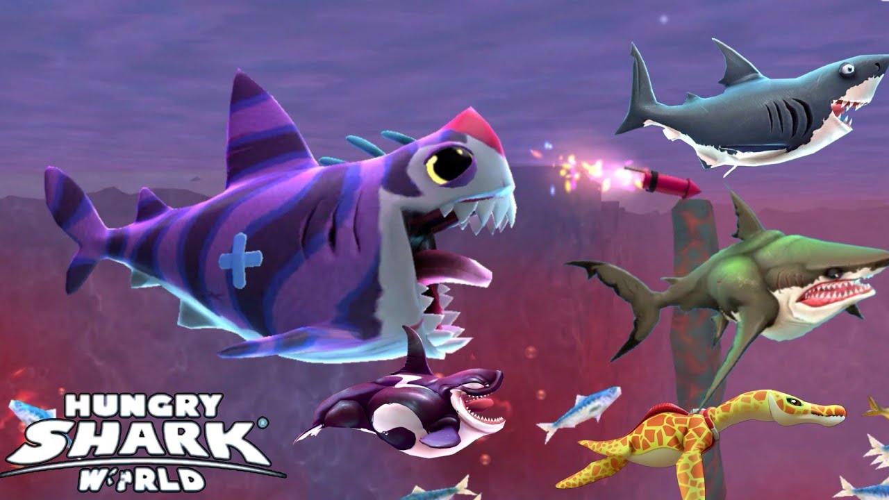 Hungry Shark World | Giant Clowncy At Arctic Apocalypse | Hungry Shark ...