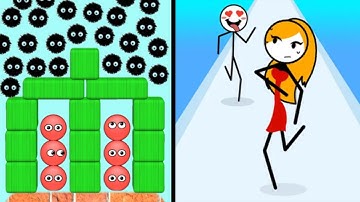 🤣🎯 Hide Ball 🆚 thief puzzle (run now) gameplay walkthrough Mobile Android iOS