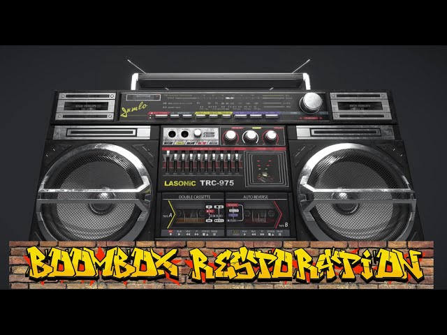 Lasonic TRC-975 Boombox Restoration 