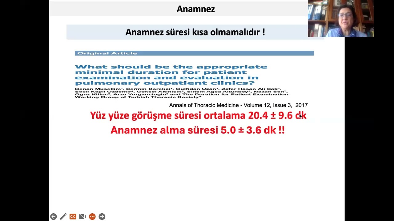 Solunum Sistemi Anamnez Dr Gül Öngen