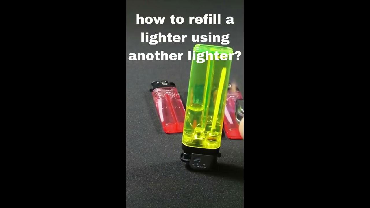 How To Refill A Lighter Using Another Shorts Lifehacks