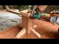 Amazingly Creative DIY Woodworking Ideas // Unique Table From Wooden Wheels
