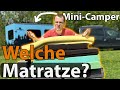 Guter schlaf im minicamper  vanmade matratze nach ma