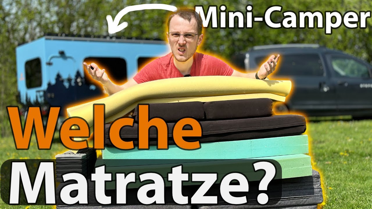 Guter Schlaf im MINI-CAMPER? 🤔 VANMADE Matratze nach Maß 