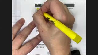 PreAlg 9 3 Video Notes
