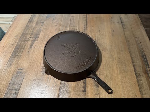 Smithey Ironware 14 dual Handle Cast Iron Skillet