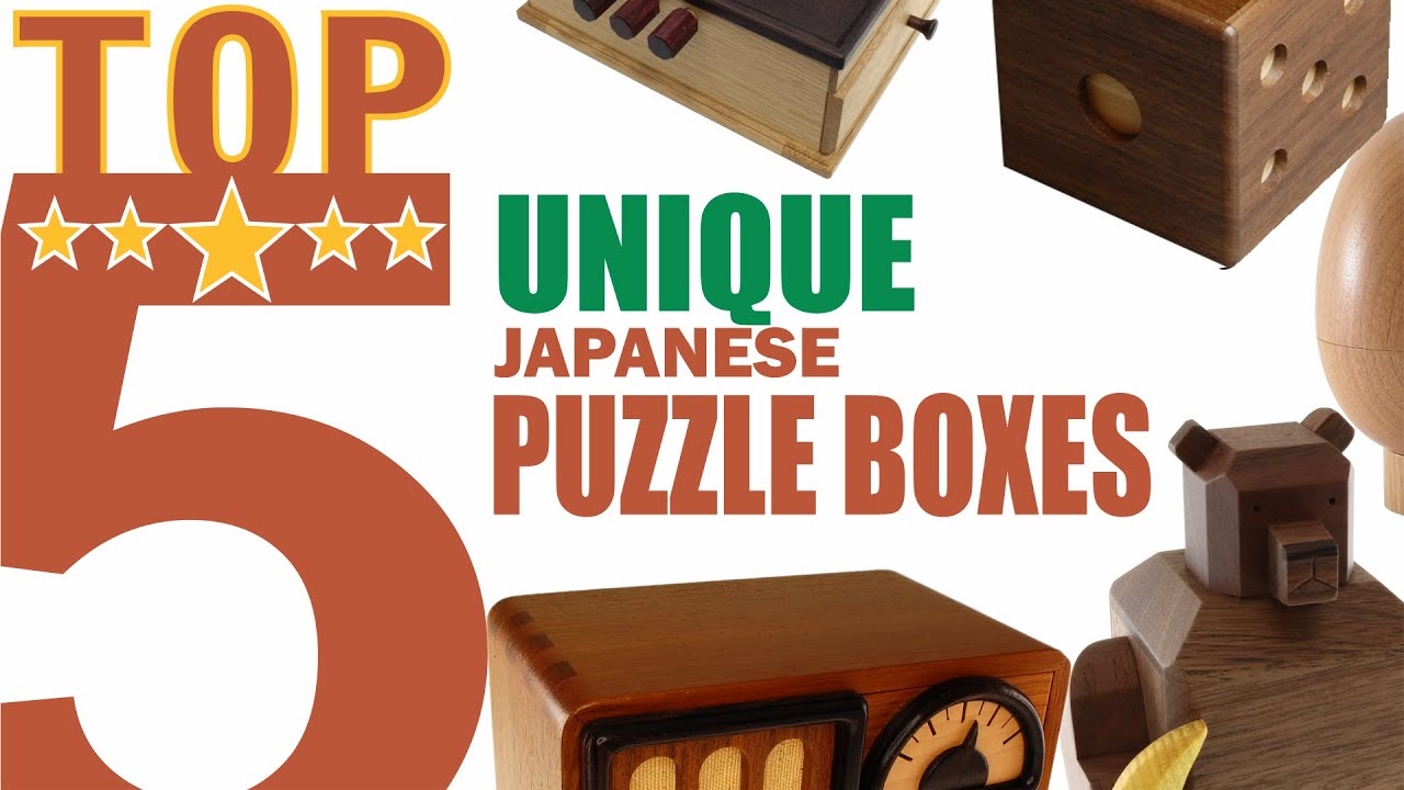 Top 5 Unique Japanese Puzzle Boxes - YouTube
