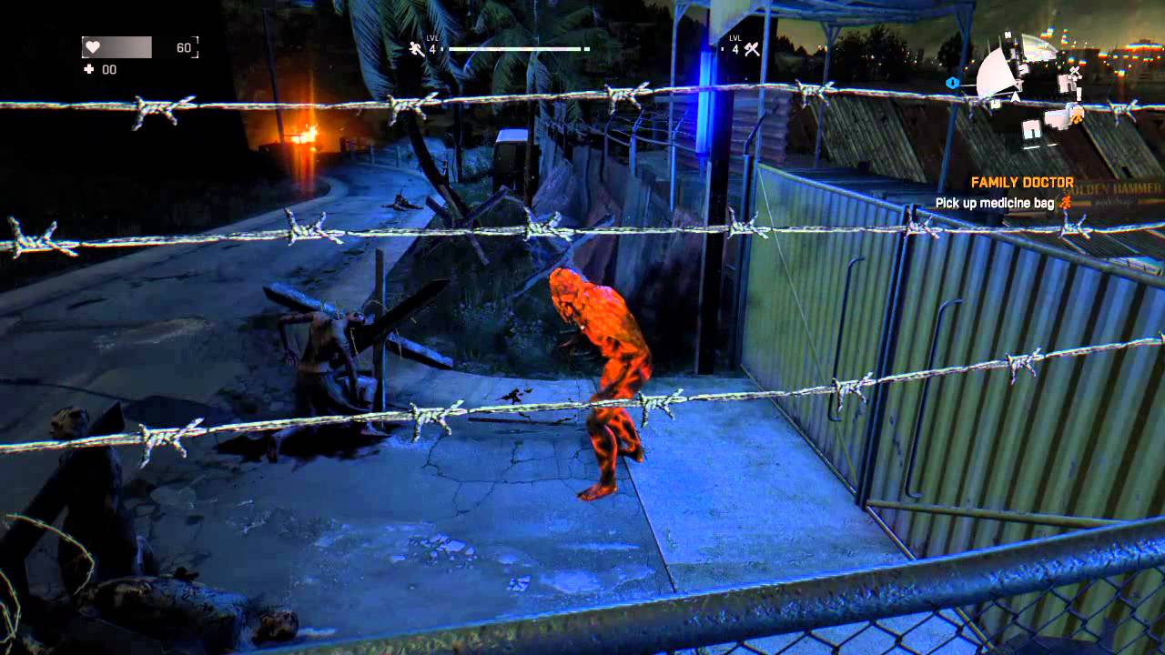 Dying Light_ How to attract and kill a VOLATILE zombie (100 cheating