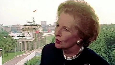 Jon Snow: Interview with Margaret Thatcher in Berlin