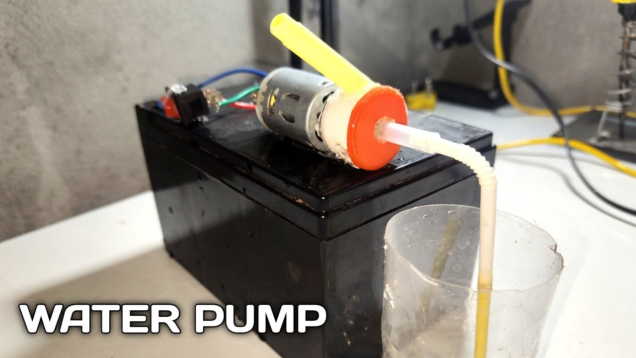 How to Make a Powerful Mini Water Pump at Home | DIY Water Pump Using ...
