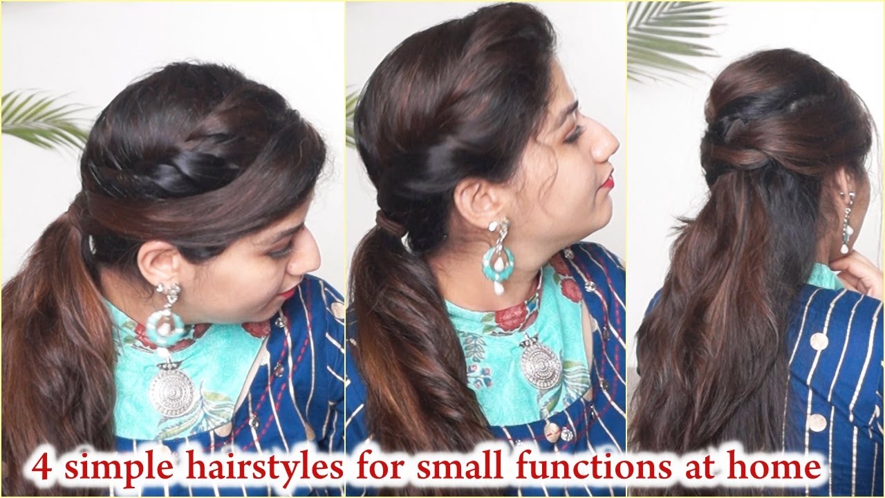 3 easy traditional hair bun with gajra for pooja, ceremony, festivals/ bun  hairstyle with gajra - YouTube