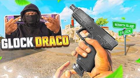 Bro Using the GLOCK and DRACO on Rebirth Island😭🥷