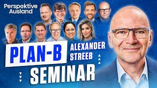 The best tips from Alexander Streeb. Come to Zurich for the Plan B seminar