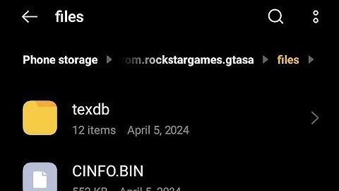 How make texdb in GTA San Android