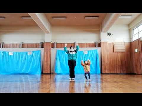 ママと一緒に「パプリカ」ダンスフル踊ってみたよ！年少さん&ママ【tokyo2020オリンピックNHK応援ソング】