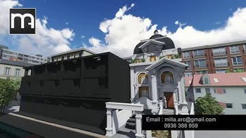 LUMION 7 - 3d animation architecture - modern house