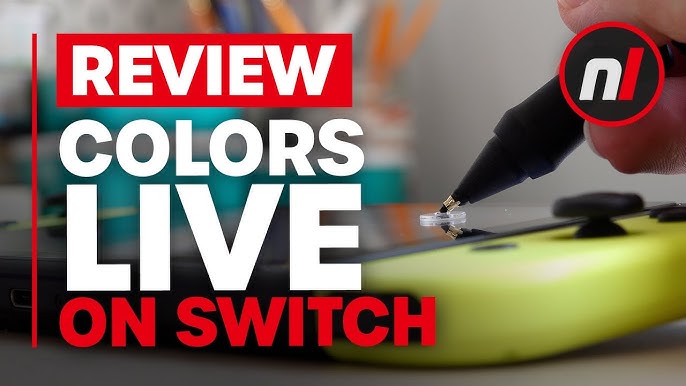 Colors Live: Nintendo Switch como uma tela para amantes do desenho