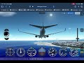 Geofs Boeing737 landing