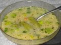 Soupe aux cornichons (végan)
