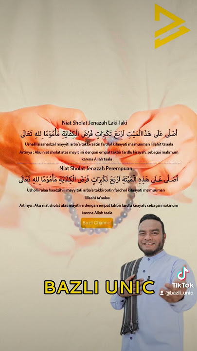 Niat Solat Jenazah Lelaki dan Perempuan #bazlichannel #bazliunic #doa #zikirsepenuhhati