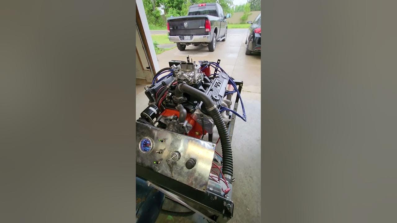 Mopar 340 stroker with edelbrock heads small thumpr cam youtube