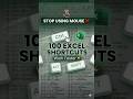 Master 100 Excel Shortcuts &amp; Work 10X Faster!